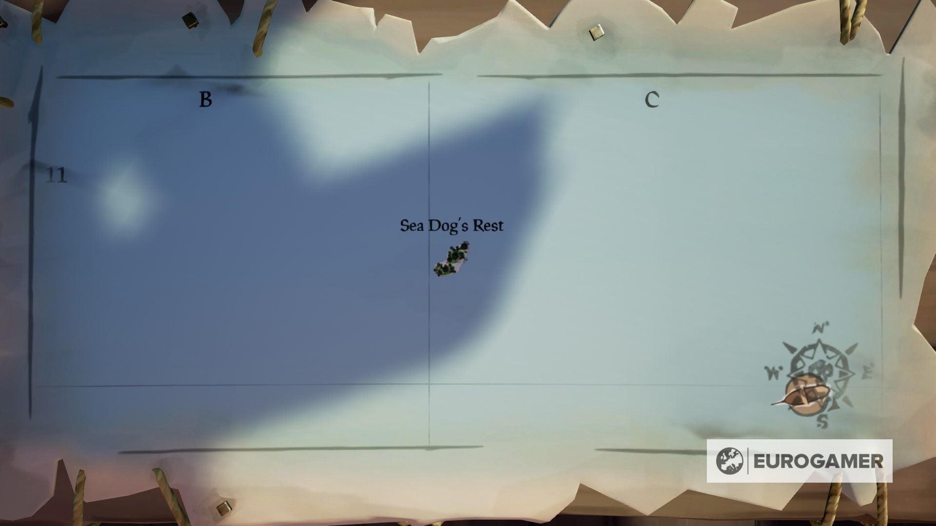 Sea of Thieves world map All island locations listed